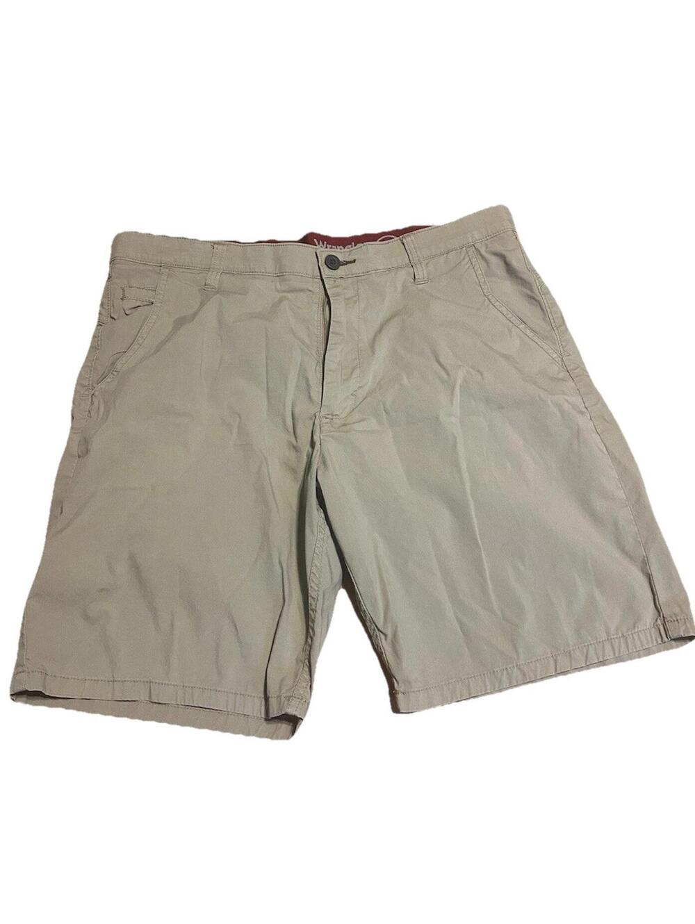 Wrangler Outdoor Shorts Mens 36 Tan Performance Stretch Hiking Casuual